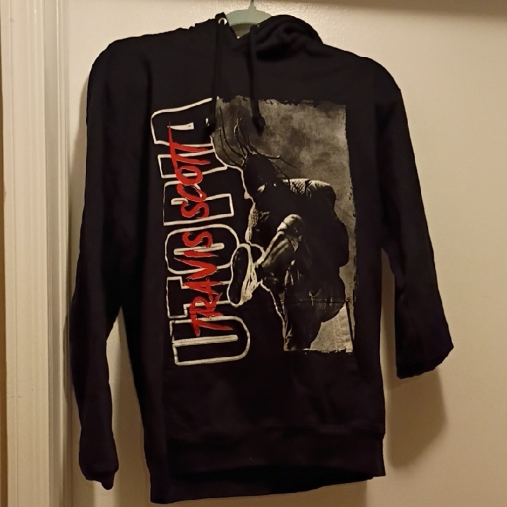 Travis Scott Black Graphic Hoodie